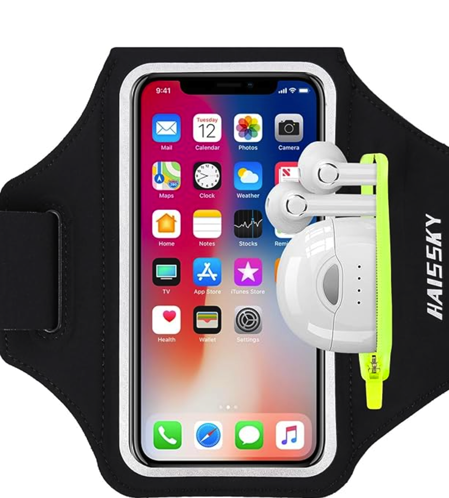 Brassard Sport Universel Avec Fenêtre Tactile - Pour Téléphone Jusqu’à 13 Cm - Ajustable 18 à 44 Cm