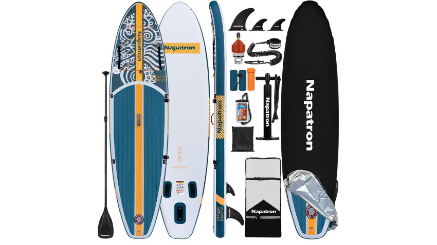 Paddle Board Gonflable SUP 3.2m Complet - Pagaie, Pompe, Sac à Dos - Pour Débutants